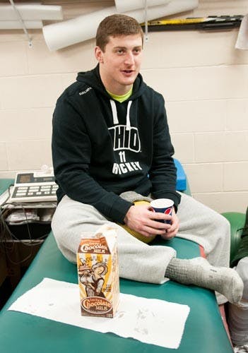 Hockey: Puck-smashing Bobcats try out new chocolate milk recovery regimen  