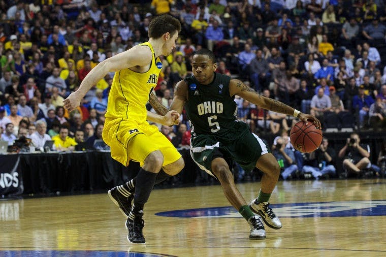 Bobcats oust Wolverines in NCAA Tournament opener  