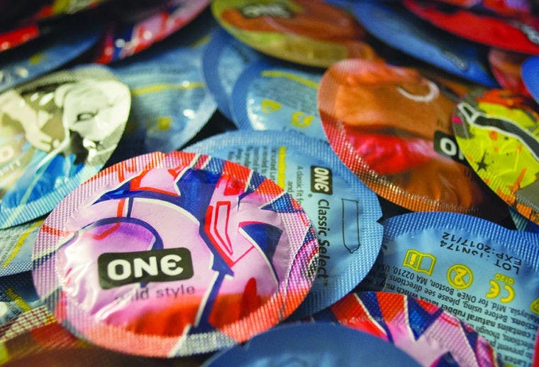 Latex League and other organizations are promoting safe sex through condom distribution  