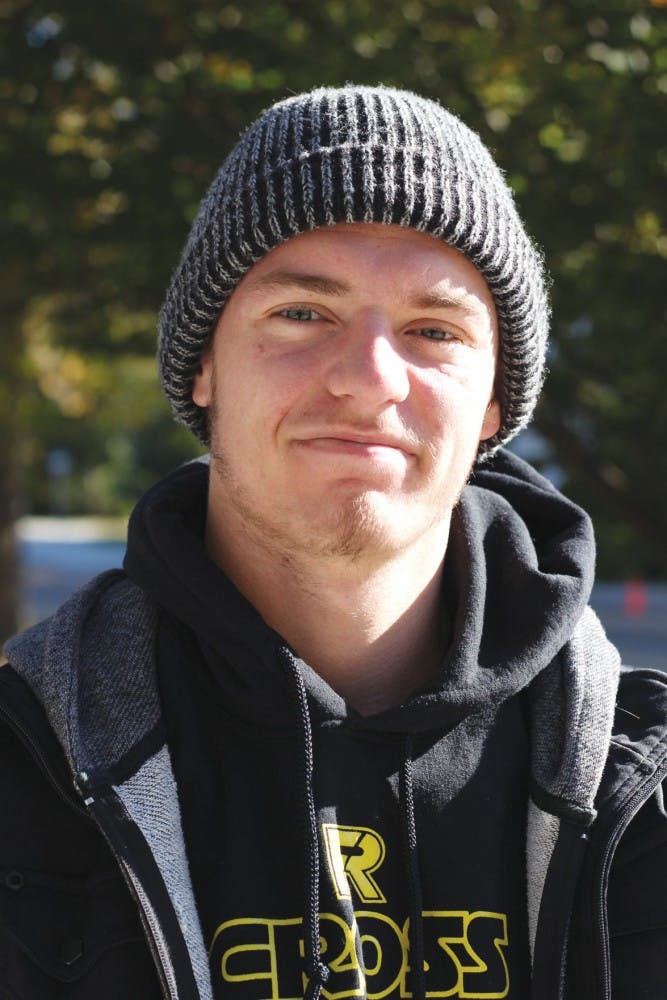 Connor Martin, freshman studying journalism  