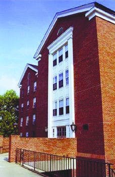 University police are investigating after a student witnessed a man stealing property from her dorm  