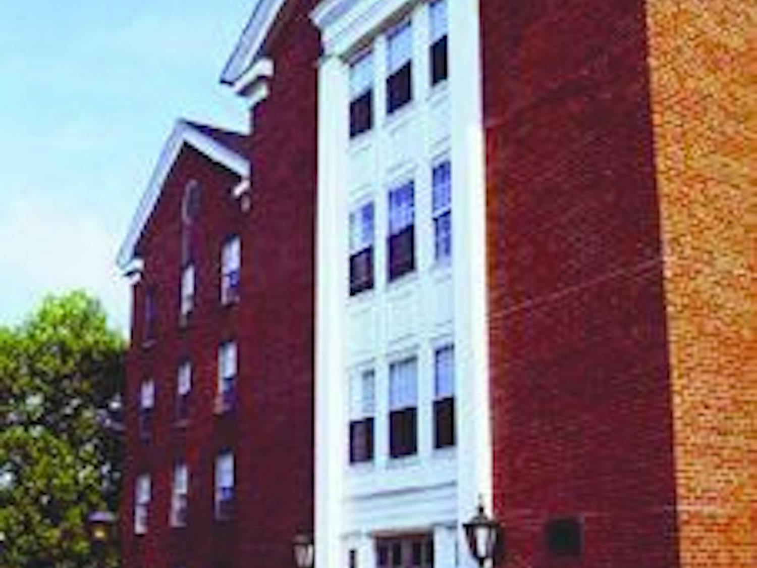 University police are investigating after a student witnessed a man stealing property from her dorm