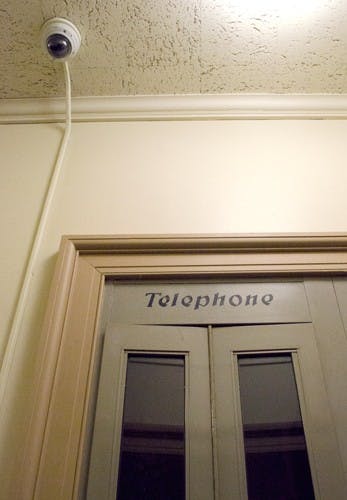 Security cameras installed in Voigt Hall  