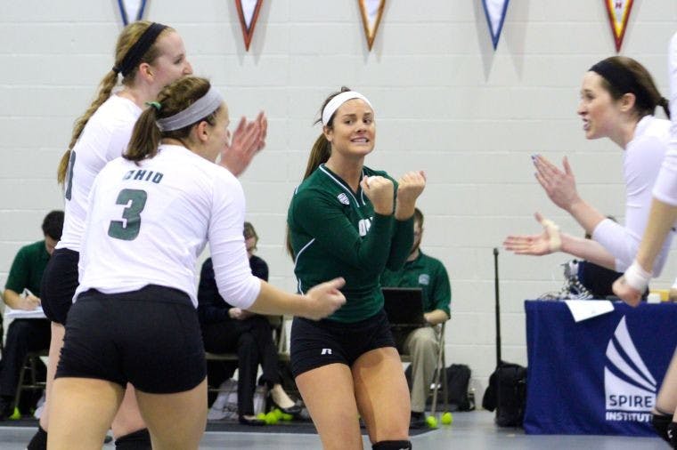 Volleyball: Bobcats advance to MAC Tournament finale  