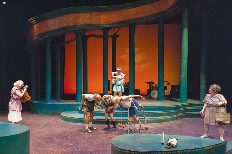 Production puts modern spin on Greek sex comedy  