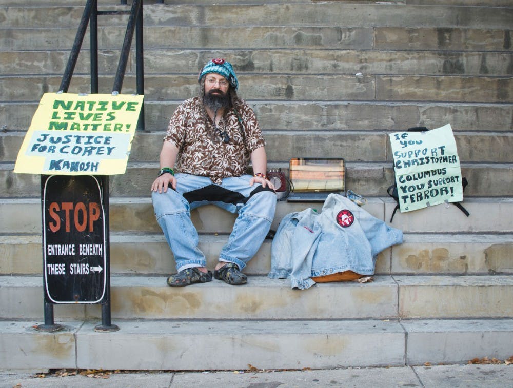 Columbus Day Protest  