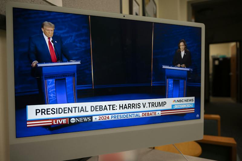 Harris and Trump face each other in presidential debate - The Post