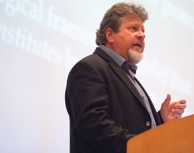 Speaker: Gap exists between Constutution ideals, reality  