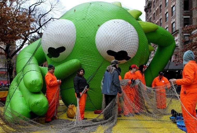 New giants among Macy's NYC parade balloons  