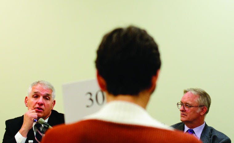 Mayoral candidates square off  