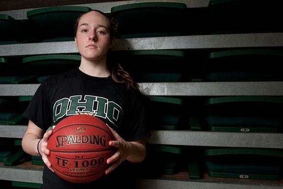 Freshman forward Hannah Boesinger shares an interstellar bond with teammates and coach Boldon  