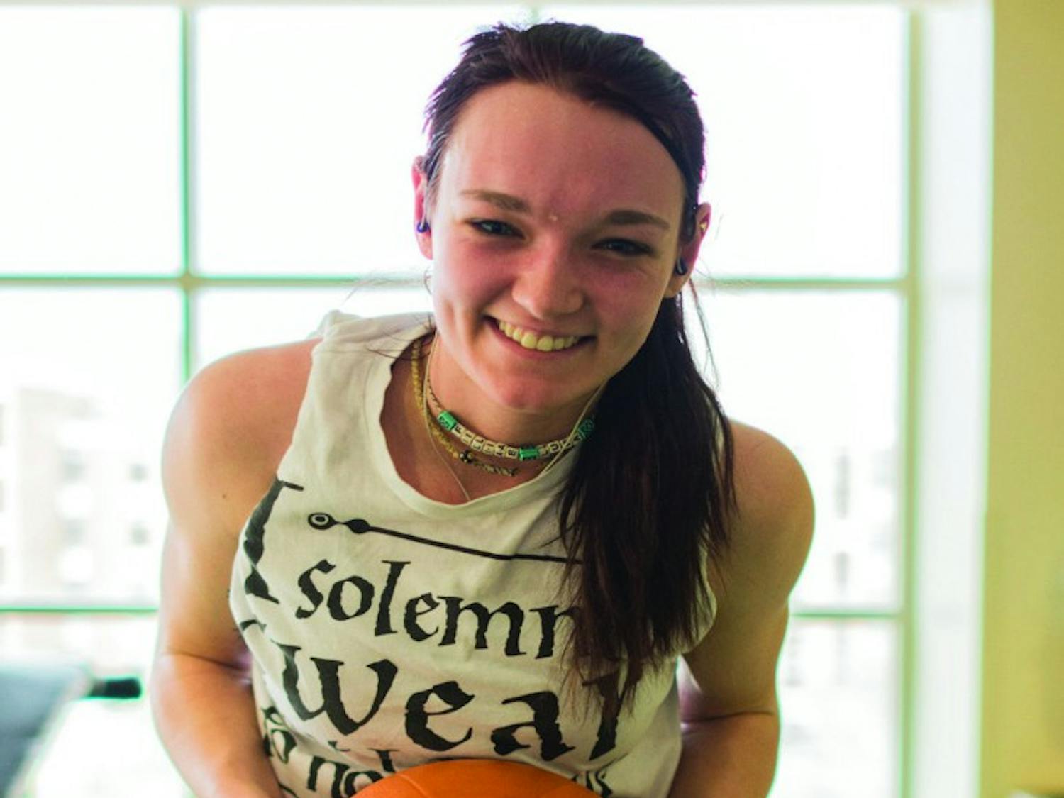 Mikayla Erskine, sophomore studying English