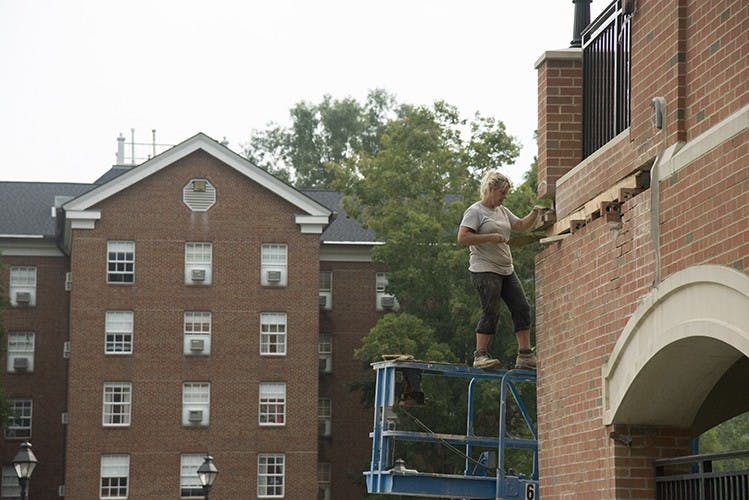 Construction on South Green  