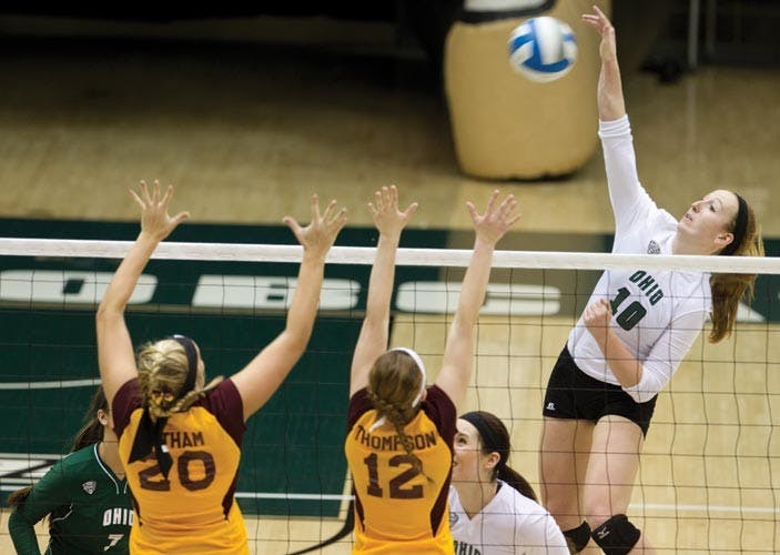 Volleyball: Ohio swipes MAC regular-season title  