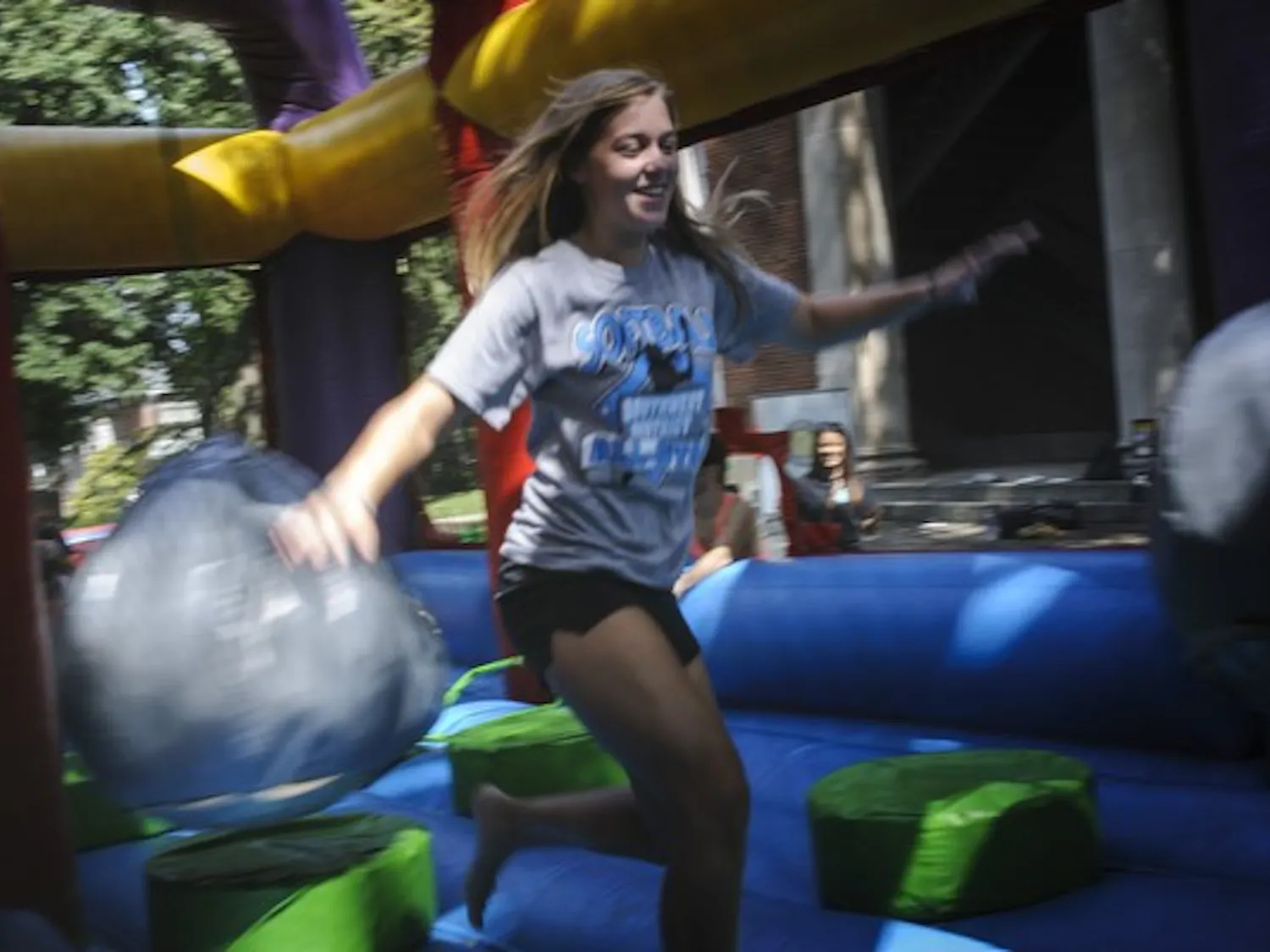 UPC hosts 'Hunger Games'-themed bounce house, games on College Green