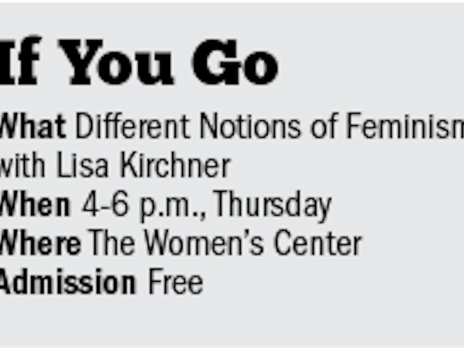 Life abroad changes feminist's outlook