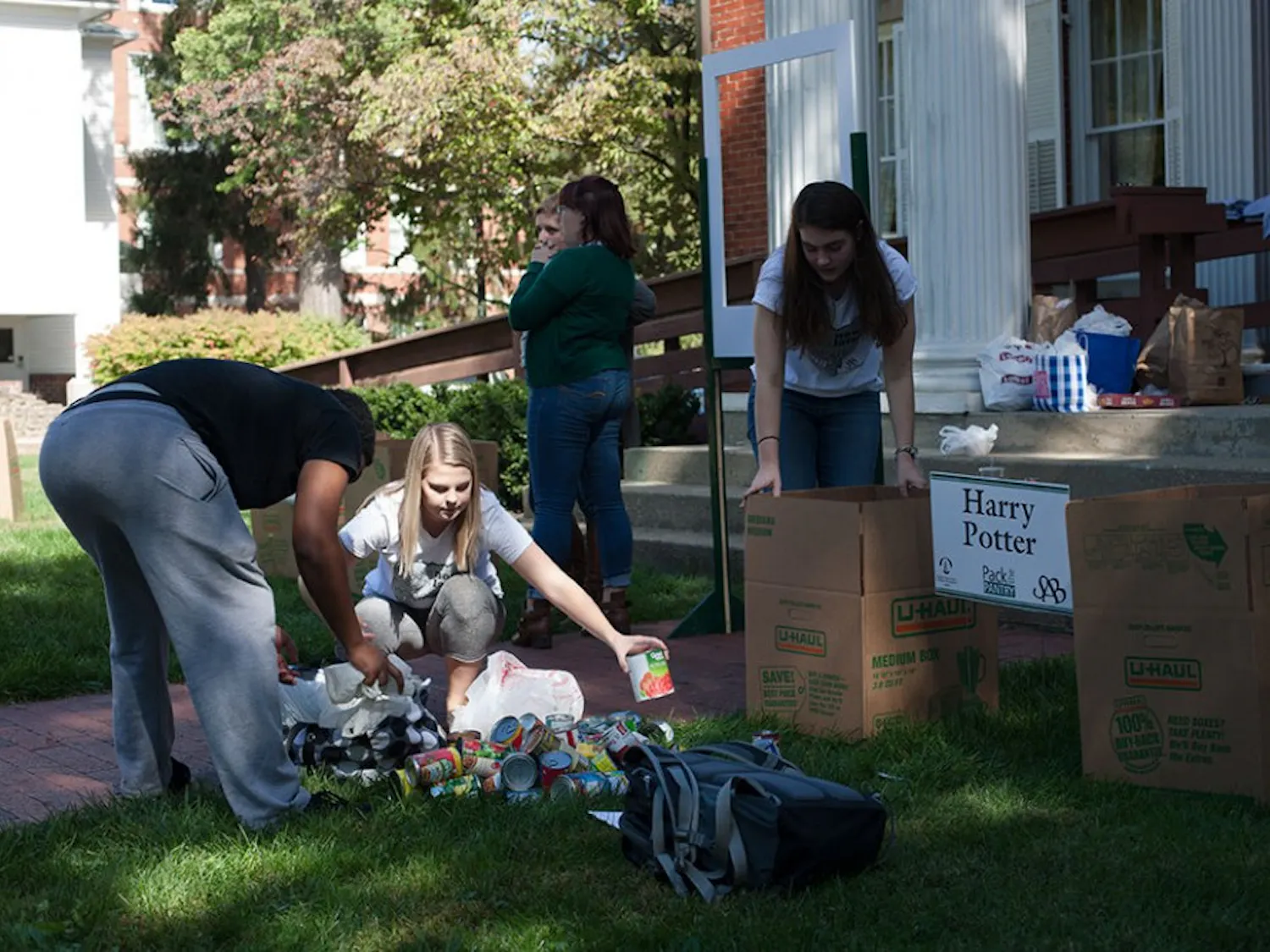 Greek life food drive