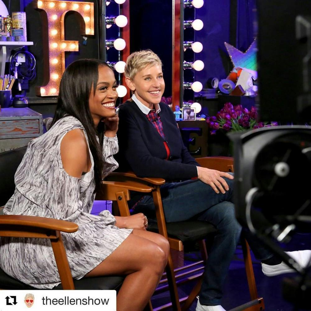 Rachel Lindsey took some of her suitors on The Ellen DeGeneres Show on The Bachelorette.&nbsp;(PROVIDED via The Bachelorette Instagram)