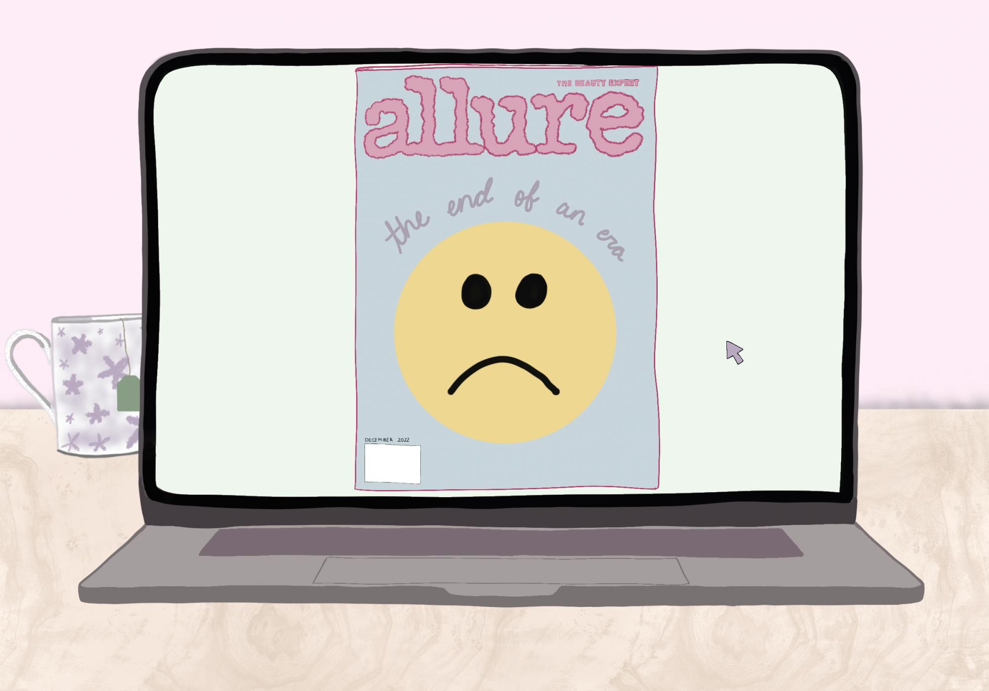 Dori, Interrupted Allure magazine illustration