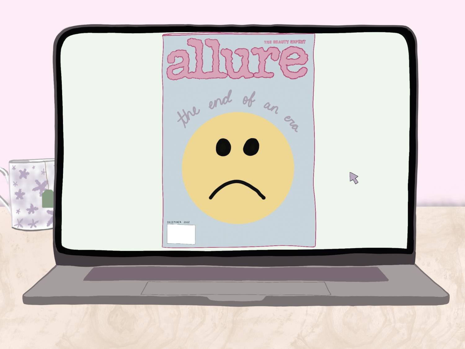 Dori, Interrupted Allure magazine illustration