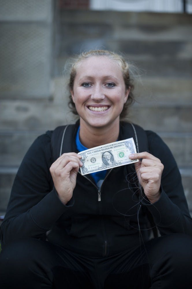 Delani Stopp, a sophomore studying communication studies  