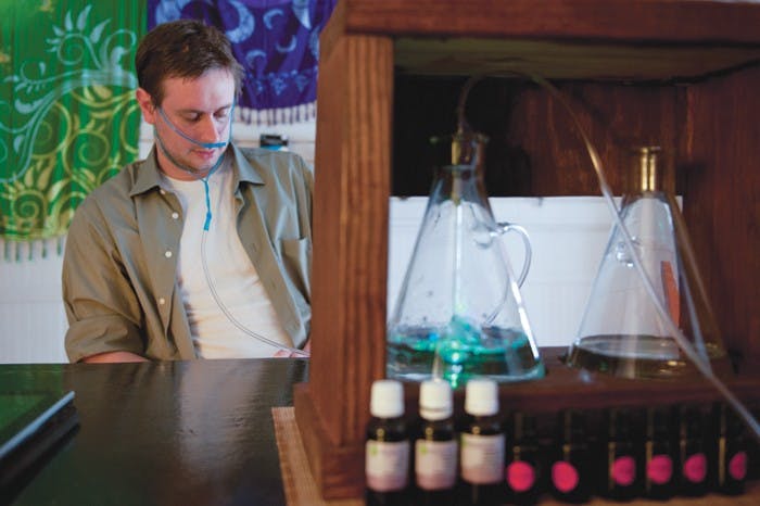 Bar serves purified oxygen  