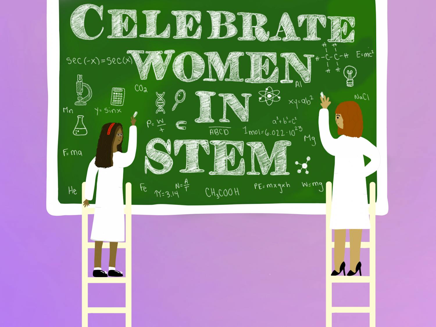 Women in STEM, women's history month, for The Post.png