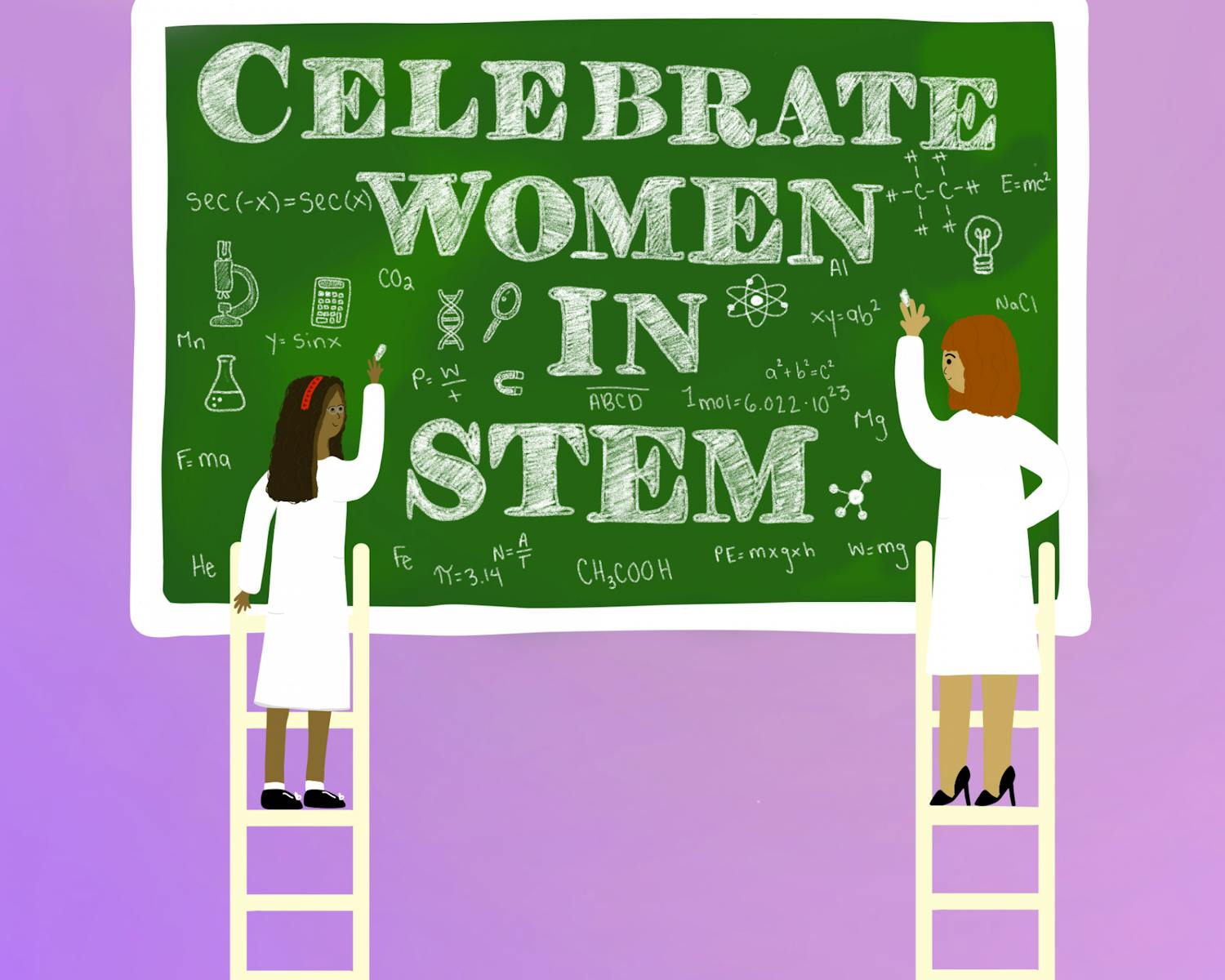 Women in STEM, women's history month, for The Post.png