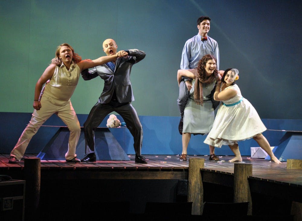 Theater: Mako sharks, Buddhism and accents: The Division of Theater opens ‘Swimming in the Shallows’  