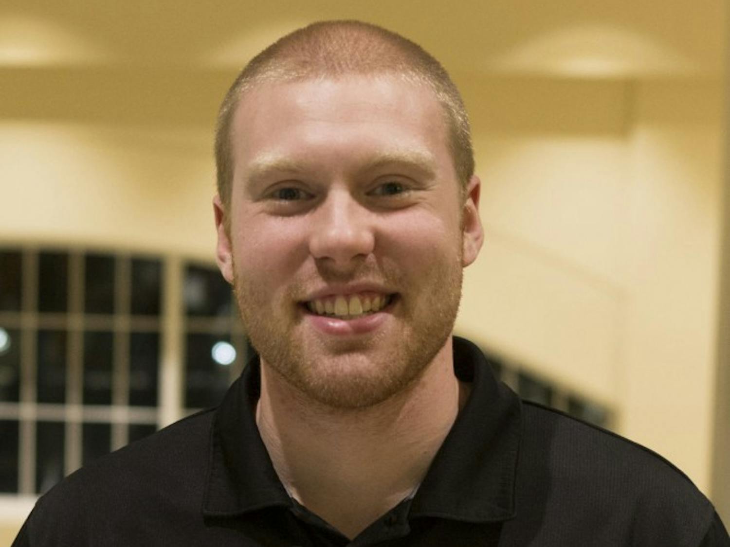 Andrew Downing, a junior studying Journalism  
