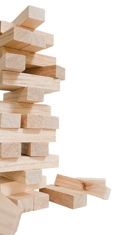 Keeping OU from toppling to the ground  