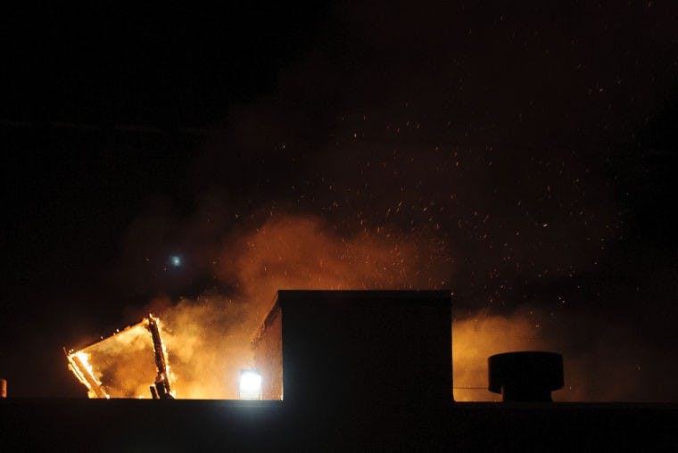 Slideshow: Research and Technology Center Fire  