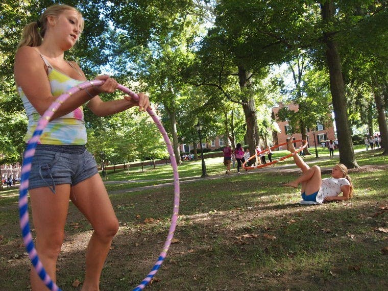 Hula Hoop Twins  