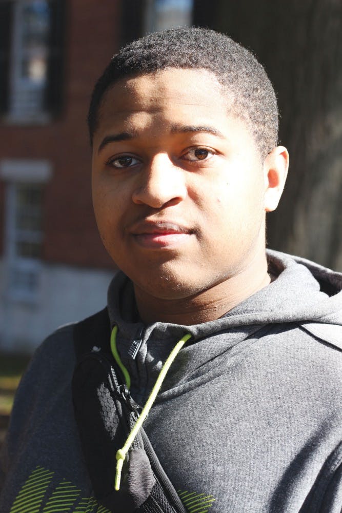 Andre Bell, junior studying games and animation  