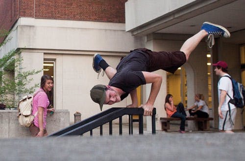 Students break from dancing disciplines  