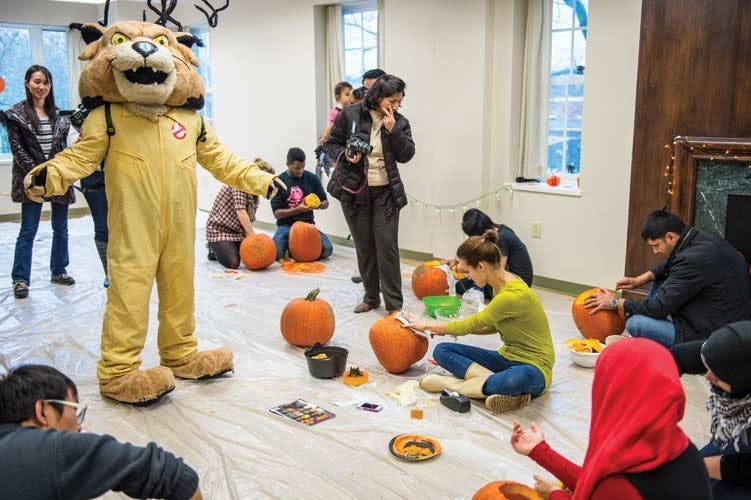 International Students gather at bi-weekly "Meet & Greet"  