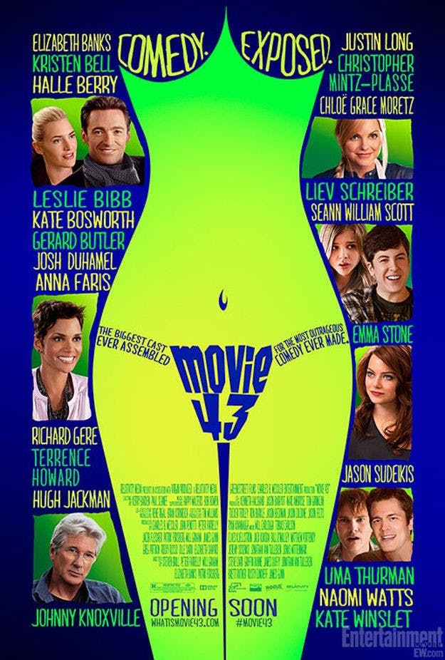 Film: 'Movie 43' Might Make Viewers Lose Brain Cells  