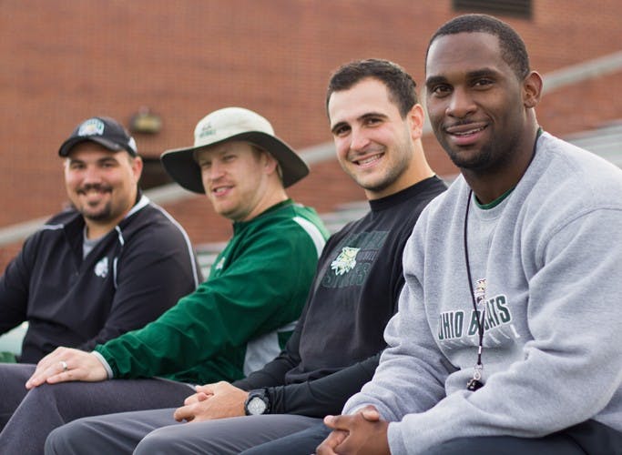 Graduate students aid squads, earn respect with team-wide dedication  