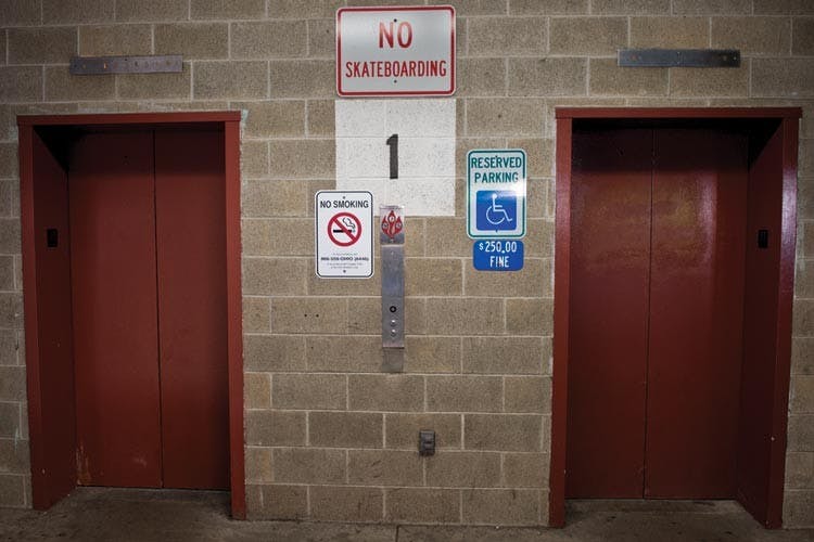 City parking garage plans for elevator upgrades, repairs  