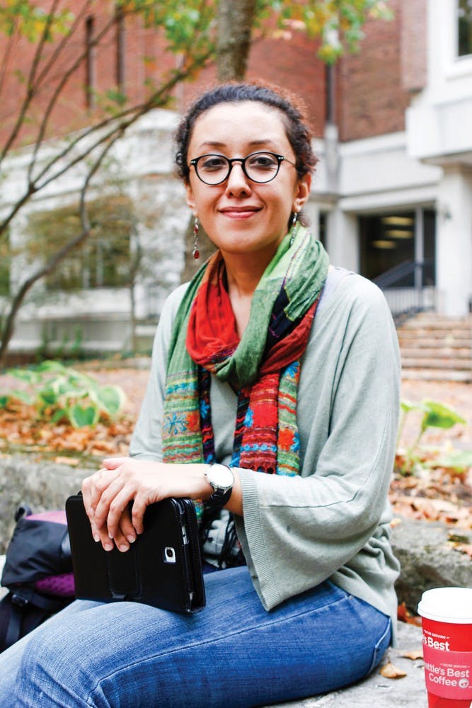Golnar Touski, a Ph.D. student in interdisciplinary arts  