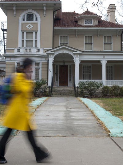 Construction occurs outside McDavis' home  
