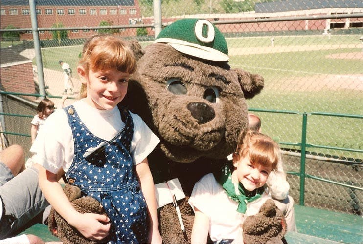 Baseball: Coach's family at home on diamond  