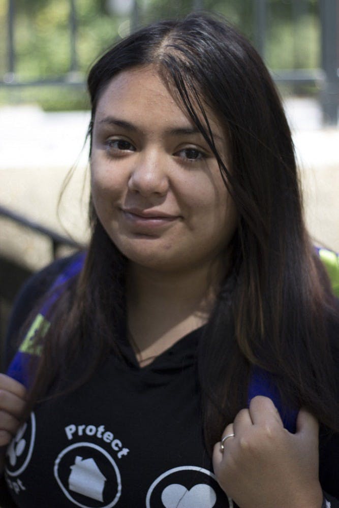 Michelle Valle, a sophomore studying a preprofessional program  