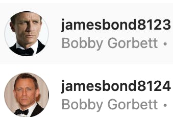 Gorbett James Bond column instagram screenshot.png