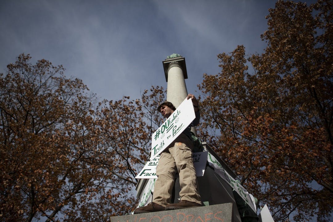 Ohio University Budget Crisis Rally