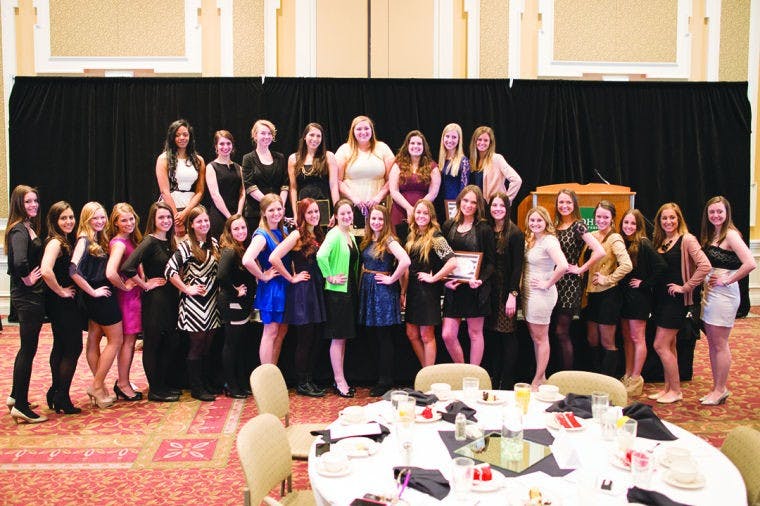 Greek women's banquet celebrates outstanding grades  