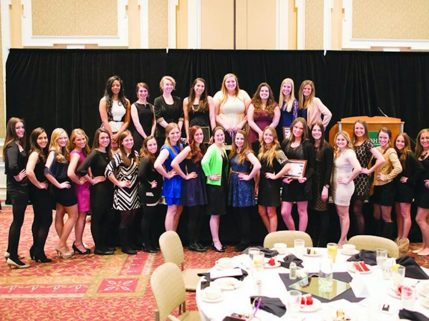 Greek women's banquet celebrates outstanding grades