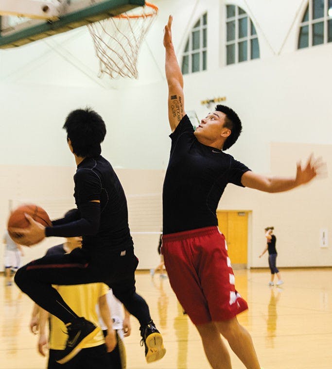 International students bring hoops passion  