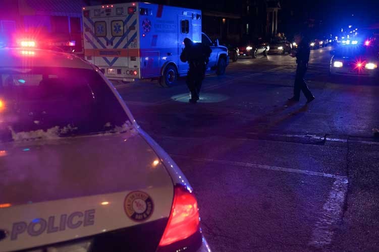 Two pedestrians hit at E State intersection  