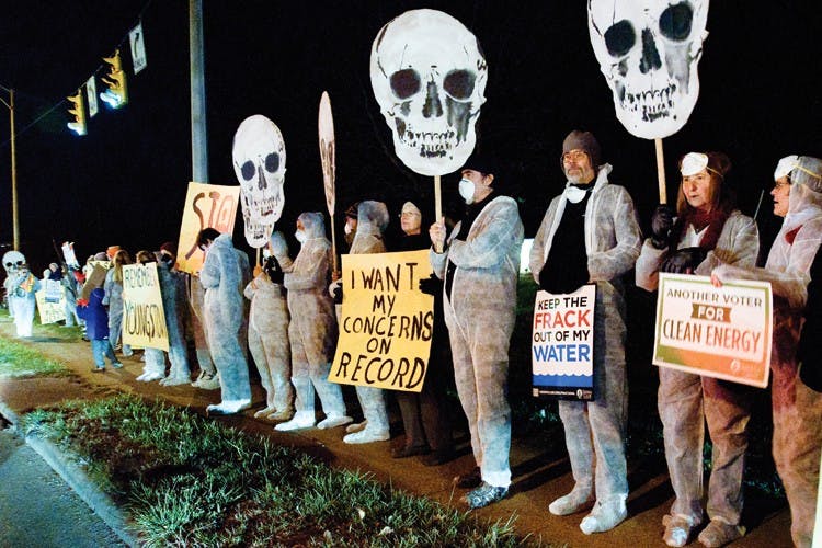 Fracking ban could create fission  